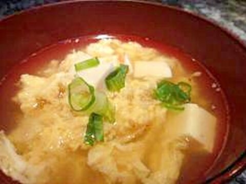 豆腐とカニ缶の中華風★卵スープ♪